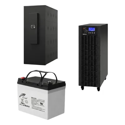 UPS Trifásico de 30 kVA/27 kW, Topología Online Doble Conversión, Voltaje de 208/220 Vca de L-L, Respaldo de 5 Minutos al 100% de Carga, Incluye Módulo y Banco de Baterías
