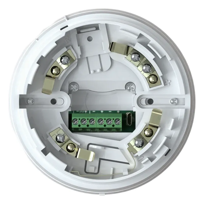 Base Direccionable con Indicador Acústico / Serie Enea / 98 dB / 14 Tonos / Alimentación por Lazo / Aislador Integrado / EN 54-17