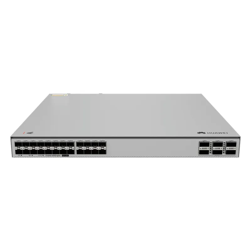 Switch 10GE Core / 24 Puertos 10GE SFP+ / 6 Puertos 100GE QSFP28 / Switching 1680 Gbps / Forwarding 1250 Mpps / iStack / Gestión Cloud / SME