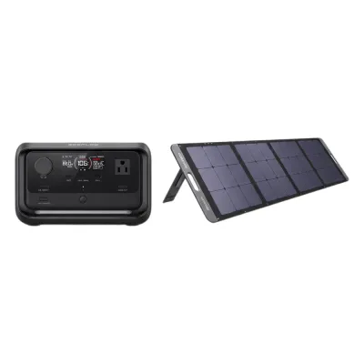 KIT DE PANEL SOLAR Y ESTACIóN DE BATERíA PORTáTIL