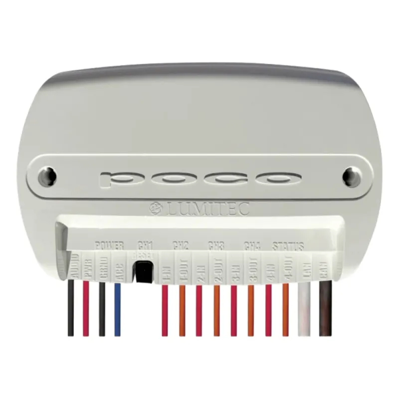 Módulo de Control de Iluminación Digital Poco 4 / Tecnología PLI / NMEA 2000 y CANbus / Sound-to-Light Inteligente / Sellado y Compacto / Expansión vía Pico Modules