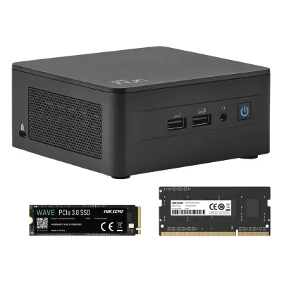 Kit / Mini PC NUC Barebone / Intel Core I3 /bluetooth / Incluye memoria 8GB / Incluye 256 SSD / No incluye sistema operativo