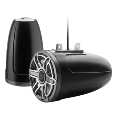 Par de Bocinas Marinas Coaxiales Serie M6 / 7.7 Pulgadas / Woofers Optimizados DMA / Tweeters de Cúpula de Seda / Montaje Tubular o Superficie / Iluminación LED RGB Transflective / Certificación UV y Niebla Salina