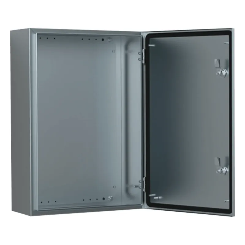 Gabinete de Acero Inoxidable 304L ASR IP66 / 500x500x210 mm (19.7x19.7x8.3 in) / 1 Cerradura / Montaje Placa 2 mm