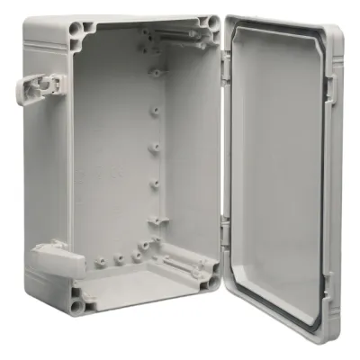 Gabinete QLine I Tipo 4X / 200 x 200 x 180 mm (7.87 x 7.09 x 7.09 in) / ABS / IP66 / Tapa Opaca con Tornillos / Montaje 180 x 180 mm / Gris RAL 7035