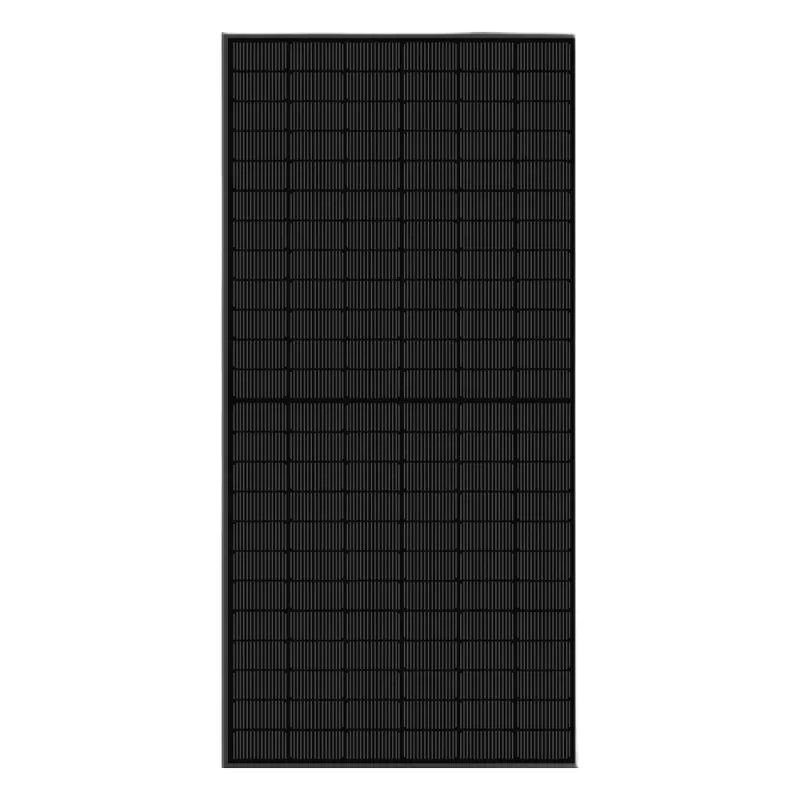 Módulo Solar Doble Vidrio bifacia FULL BLACKl / 620 W / 49.75 Vcc , Monocristalino, 132 cel de 182 x 210 MM . TOPCON
