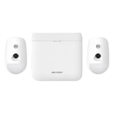(AX PRO) KIT de Alarma AX PRO / Incluye: 1 Hub con Batería de Respaldo / 2 Detectores de Movimiento con Cámara (PIRCAM) / Compatible con Hik-Connect P2P