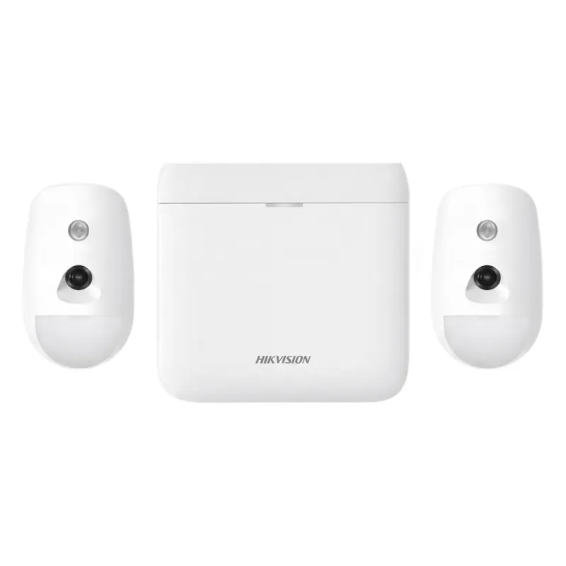 (AX PRO) KIT de Alarma AX PRO / Incluye: 1 Hub con Batería de Respaldo / 2 Detectores de Movimiento con Cámara (PIRCAM) / Compatible con Hik-Connect P2P