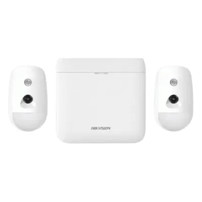 (AX PRO) KIT de Alarma AX PRO / Incluye: 1 Hub con GSM 3G/4G y Batería de Respaldo / 2 Detectores de Movimiento con Cámara (PIRCAM) / Compatible con Hik-Connect P2P