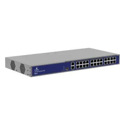 MDU Triple-mode PON (GPON/XGPON/XGSPON) / 24 Puertos PoE 802.3at Gigabit / 1 Puerto PON