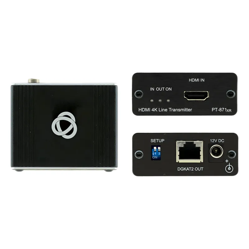 Kit Extensor HDMI 2.0 | DGKat™ 2.0 | 4K@60Hz (4:4:4) HDR | HDCP 2.2 | Alcance 60 m (196.9 ft) 4K60 4:4:4 | 70 m (229.7 ft) 4K60 4:2:0 | Alimentación Bidireccional | Compresión de Bajo Nivel | Latencia Cercana a Cero | Audio 32 Canales