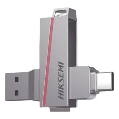 Memoria USB Dual de 16GB / USB-C y USB-A / Transferencia de Alta Velocidad / Metálica / Compatible con Dispositivos Móviles, Windows, Mac y Linux