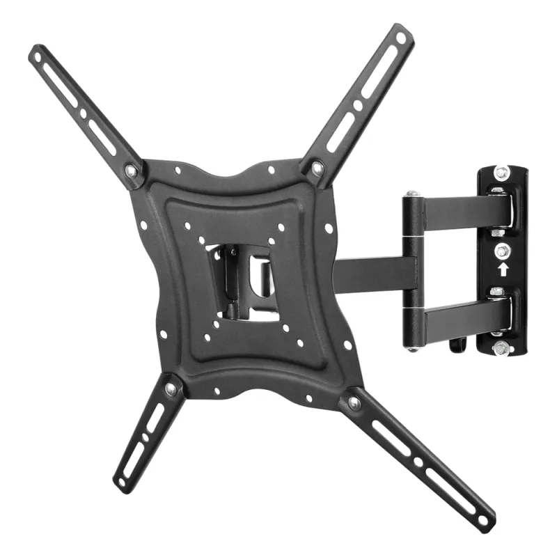 Soporte de Pared para pantallas con Movimiento Completo e Inclinacion / Tamaño de pantalla desde 32-60 pulg / Compatible VESA 75x75 hasta 400x400 / Capacidad de Carga 30 kg / Acabado Resistente a Rasguños