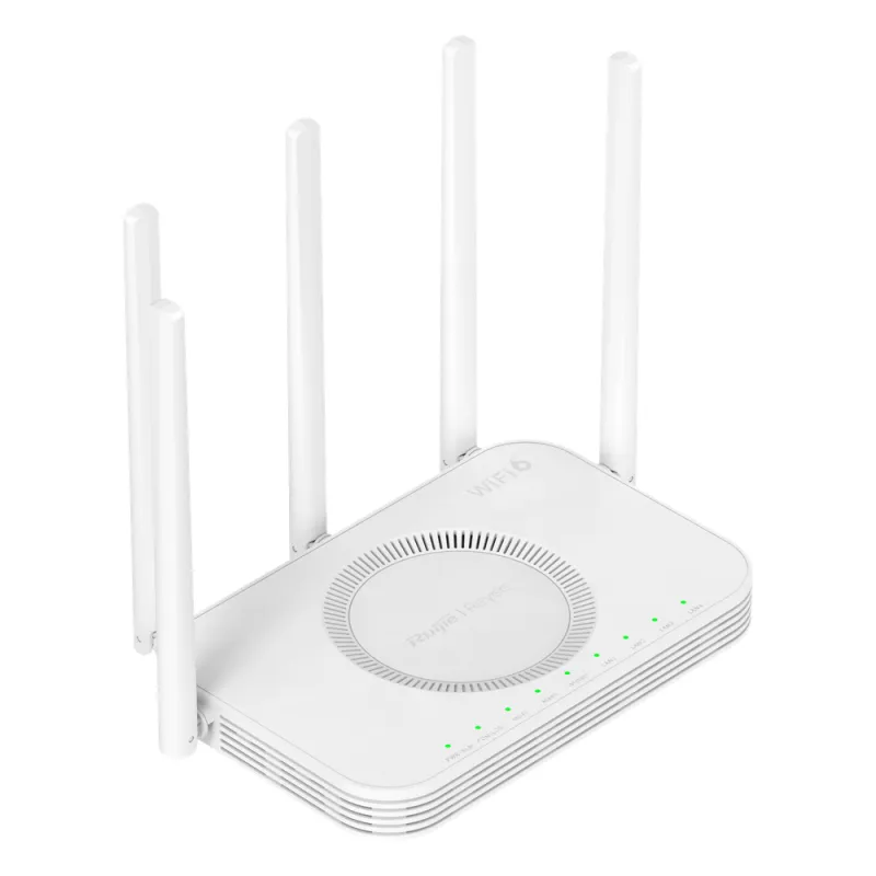 Router ONU GPON/EPON Wi-Fi 6 / 3000 Mbps (2.4 GHz + 5 GHz) / Puerto PON SC/UPC / 4 Puertos Gigabit LAN/WAN / Puerto USB 2.0 / 5 Antenas Externas / Mesh / 192 Clientes