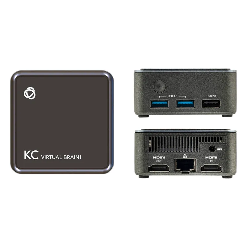 KC-Virtual Brain1 | Plataforma de Control de Espacios | 1 Instancia BRAINware | Control por Ethernet | Configuración Simple | Diseño Compacto