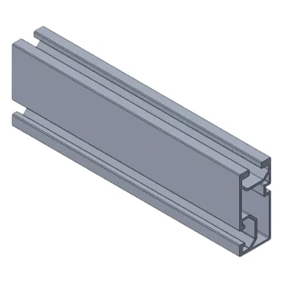 Basel N Rail 4.72 /Riel de Aluminio para Montaje de Modulos Fotovoltaicos / Aluminio Serie 6000 / 3.74 kg por Pieza / Compatible con Techos Planos e Inclinados