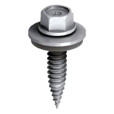 Tornillo Autoperforante EJOFAST / Acero Inoxidable A2 con Punta Endurecida / Arandela de Sellado de Acero Inoxidable / Aplicación Antideslizante / Para Instalaciones Fotovoltaicas