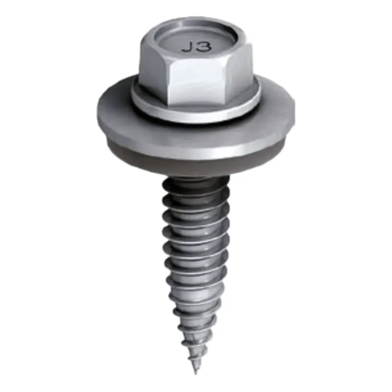 Tornillo Autoperforante EJOFAST / Acero Inoxidable A2 con Punta Endurecida / Arandela de Sellado de Acero Inoxidable / Aplicación Antideslizante / Para Instalaciones Fotovoltaicas