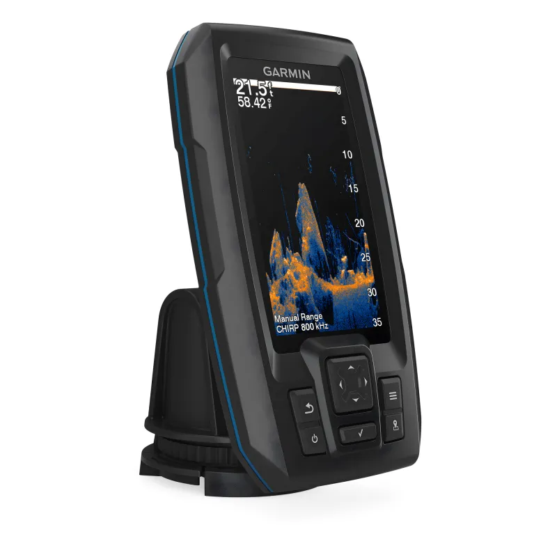 Ecosonda GPS / Pantalla 4.3 in / CHIRP + ClearVu / QuickDraw Contours / 7 Paletas Vivid / IPX7