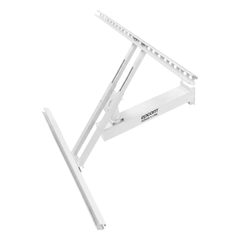 Soporte de Montaje para Panel Solar para Alimentar Hasta 55W / Ajustable / Telescópico / 370W / Acero Galvanizado Q235 / Montaje en Poste / Inclinación 40°