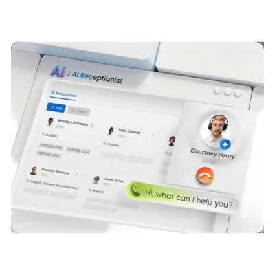 Licencia Perpetua / Recepcionista IA con Agente de Voz / 500 Minutos / 34 Idiomas / Enrutamiento Inteligente / Para Conmutador Yeastar Software Edition