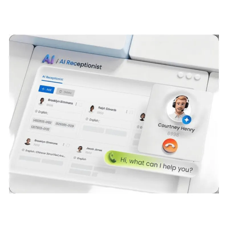 Licencia Perpetua / Recepcionista IA con Agente de Voz / 500 Minutos / 34 Idiomas / Enrutamiento Inteligente / Para Conmutador Yeastar Software Edition