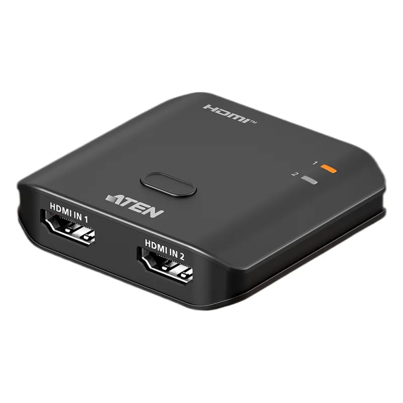 Switch HDMI 2 Puertos 8K Essentials | 48 Gbps | 8K @ 60Hz y 4K @ 120Hz | RapidSync™ | HDR10+ | VRR | ALLM | HDCP 2.3 | Audio LPCM 7.1 | Diseño Compacto