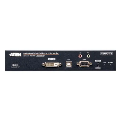 Transmisor KVM over IP 2K DVI-D Dual-Link | Dual SFP | PoE | Resolución hasta 2560 x 2048 | Transmisión sin pérdidas | Alimentación redundante | Gestión Centralizada CCKM