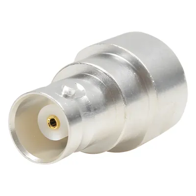 Adaptador UNIDAPT Hembra a BNC Hembra. Plata / Oro / Teflón.