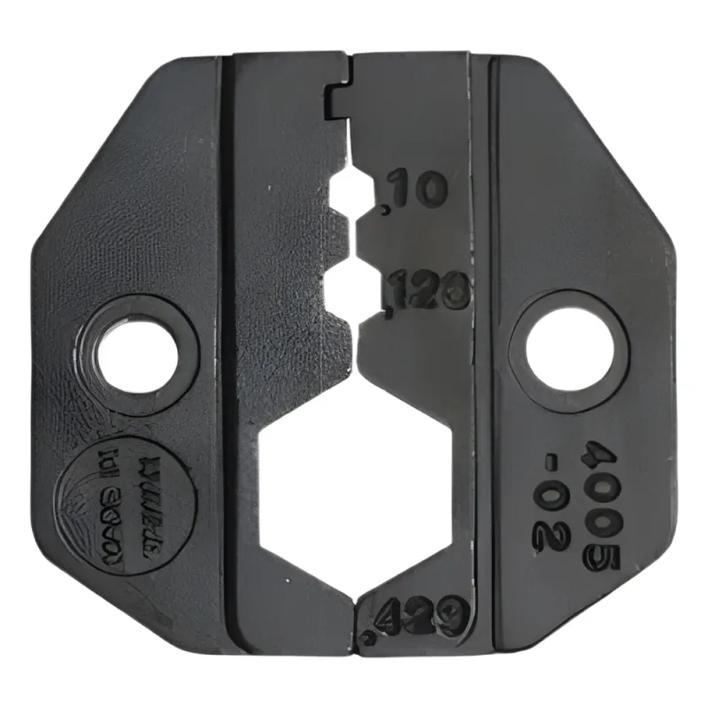 Mordaza para Plegar Conectores de Anillo en RG-8/U, RG-213/U, RG-214/U, 9913 y CNT-400 en tamaños 0.100", 0.128" y 0.429".