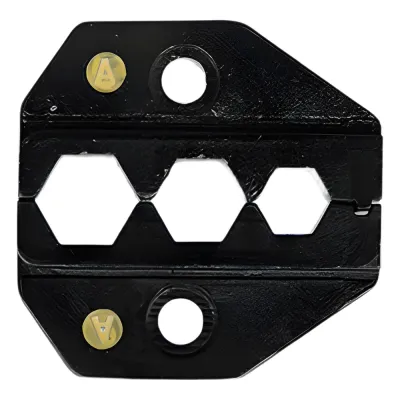 Mordaza para Plegar Conectores de Anillo en RG-59/U, RG-6/U y tipo F (CATV) en tamaños de 0.255", 0.324" y 0.305".