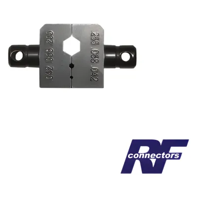 Dado para plegar conectores de anillo de 0.042", 0.068" y 0.255" en RG-8/X, LMR-240 o 9258.