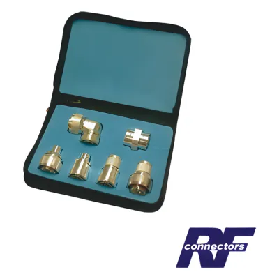 Kit completo de 6 Adaptadores 7-16 DIN.