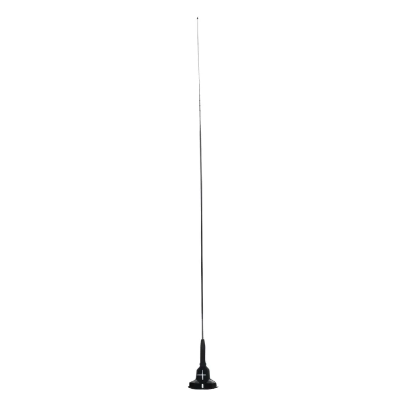 Antena Móvil para Rango de Frecuencia de Banda Civil (CB) 26.960 - 27.400 MHz.