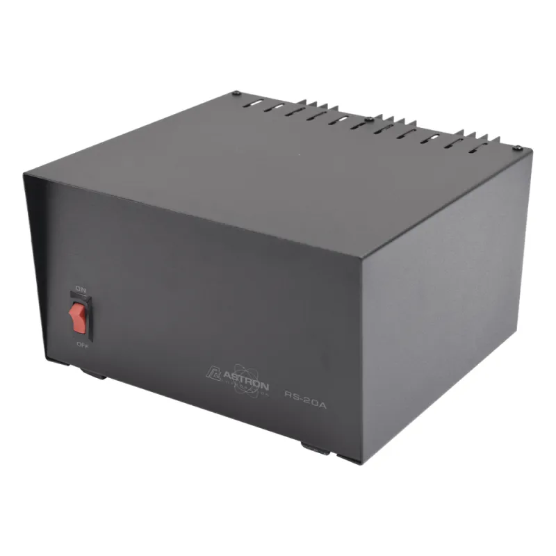Fuente de Poder Lineal / 13.8 Vcc 20 A / Regulación Electrónica / Protección Sobrecarga / Disipador Térmico / Radios 50W