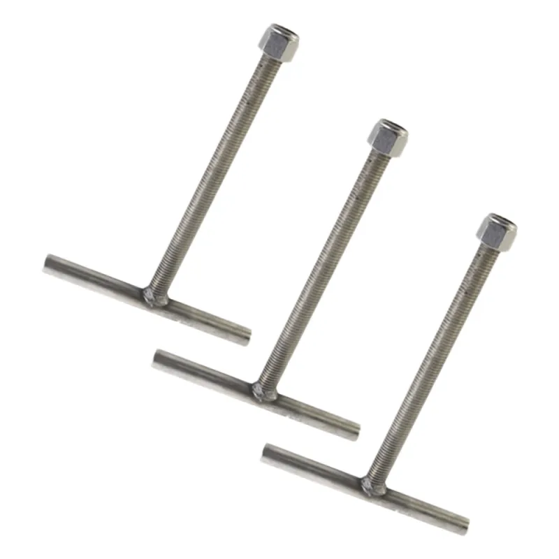 Juego de 3 Anclas con galvanizado por inmersión en caliente. Compatible con SBA60.