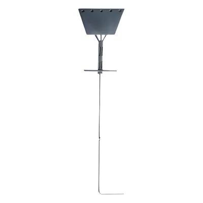 Ancla tipo Paleta con Redondo 3/4", placa de 1/2", 195 cm de Largo, Galvanizado por Inmersión en Caliente.