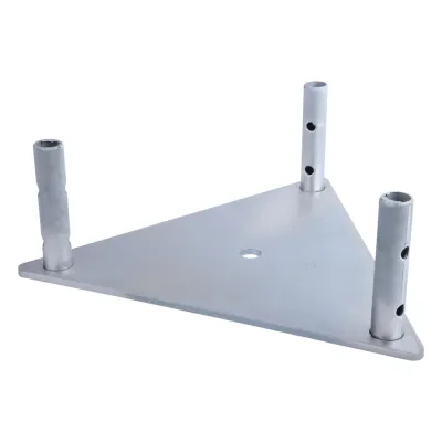Base Triangular para Tramo STZ45G Galvanizado por Inmersión en Caliente.
