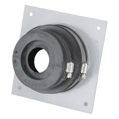 Placa y Goma Pasamuro para Cable Coaxial de 1/2