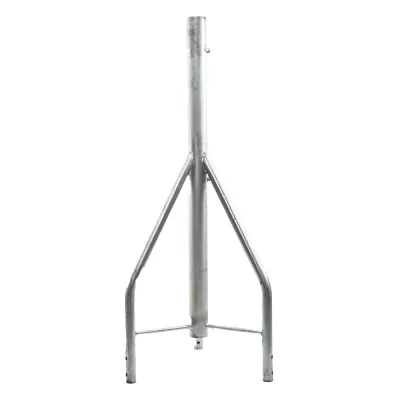 Tramo de Remate / Copete, tubo industrial 1 1/4" con tubo central 2 3/8", galvanizado por electrólisis.