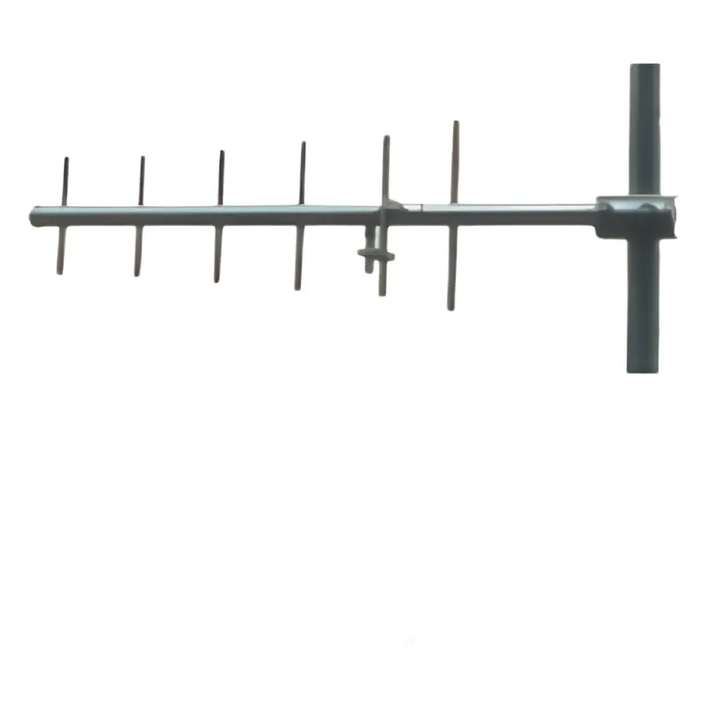 Antena base UHF, direccional de 6 elementos, rango de frecuencia 450 - 470 MHz, con ganancia de 10dB