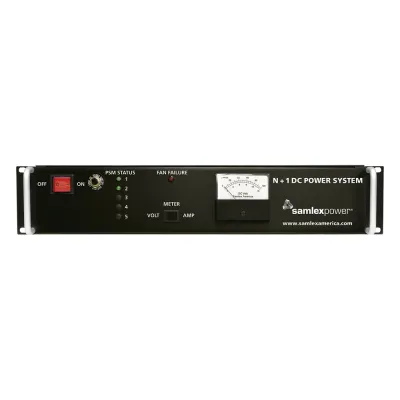 Fuente de Poder Conmutada 13.8V, 40A, Instalación en Rack con Cargador de Baterías