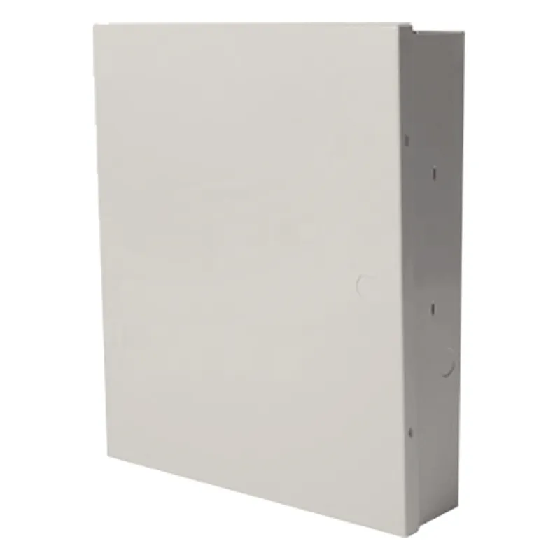Gabinete metálico para panel de alarma, sin chapa, diseño delgado para instalación en pared