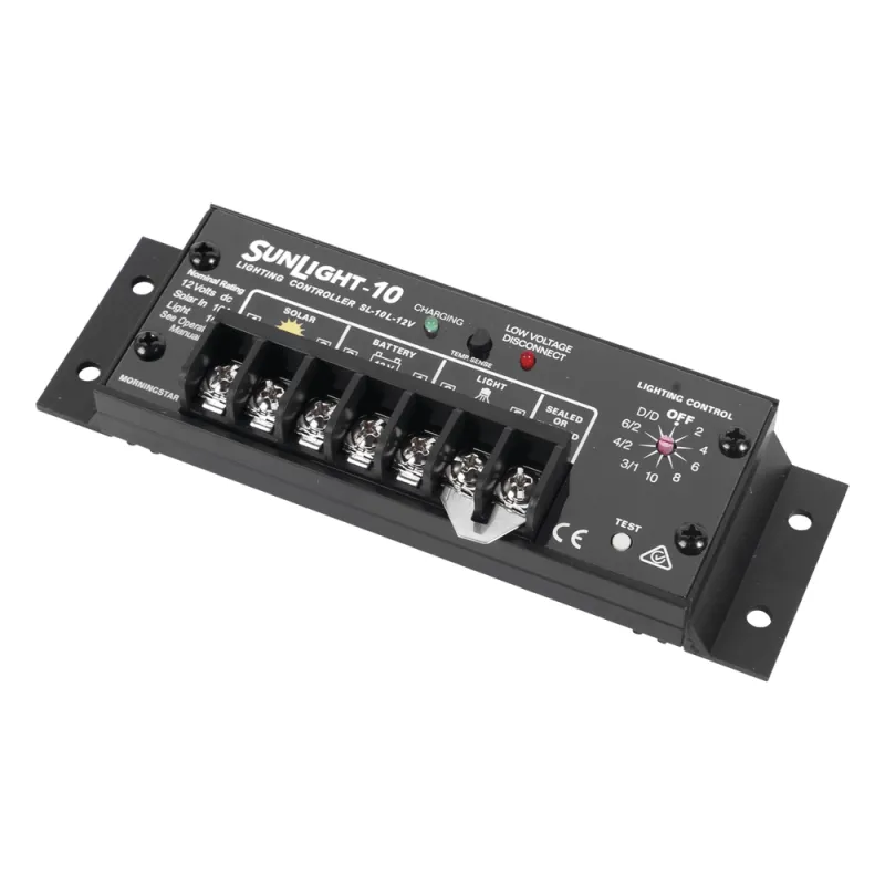 Tempocontrolador Solar para Iluminación de Luz Mercurial, Estaciones de Autobús y Señalamientos 10 A, 24 Vcc.