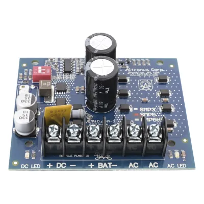 Fuente de Poder con Respaldo, 6 o 12 o 24 Vcc, 4 A, 96 W, 1 Salida, Requiere Transformador de Entrada, Tipo Tarjeta