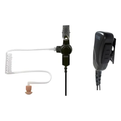 MICRÓFONO DE SOLAPA CON AUDÍFONO DISCRETO P/ VERTEX VX-10 / VX-300 / VX-400 / VX-110 / 1R / VXF-1 / FT10R.