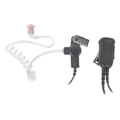 MICRÓFONO DE SOLAPA CON AUDÍFONO DISCRETO P/ HYT TC-500/ 518/ 600/ 610/ 620/ 700/ 1600/ 70EX. MOTOROLA GP300/ SP50/ P1225/ PRO3150/ EP450/ EP350/ MAG ONE/ RDU2020/ XV2600.