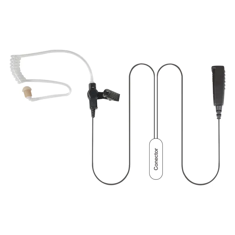 MICRÓFONO AUDÍFONO DE 2 CABLES P/ KENWOOD Serie G/ 3230/ 2102G/ 2202L/ 2212L/ 2170/ 2360/ 2302/ 2312/ 2000/ 2402/ NX220/ NX240/ TKD240.