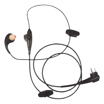 MICRÓFONO DE SOLAPA CON AUDÍFONO DISCRETO P/ RADIOS MOTOROLA HT750 / 1250 / 1550 / PRO5150 / 5550 / 7150/ 9150/ MTX850LS/ PTX700/ 760/ 780.