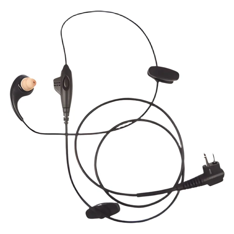 MICRÓFONO DE SOLAPA CON AUDÍFONO DISCRETO P/ RADIOS MOTOROLA HT750 / 1250 / 1550 / PRO5150 / 5550 / 7150/ 9150/ MTX850LS/ PTX700/ 760/ 780.
